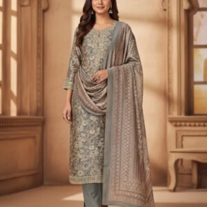 kands mehr | chanderi suit set (onion pink)